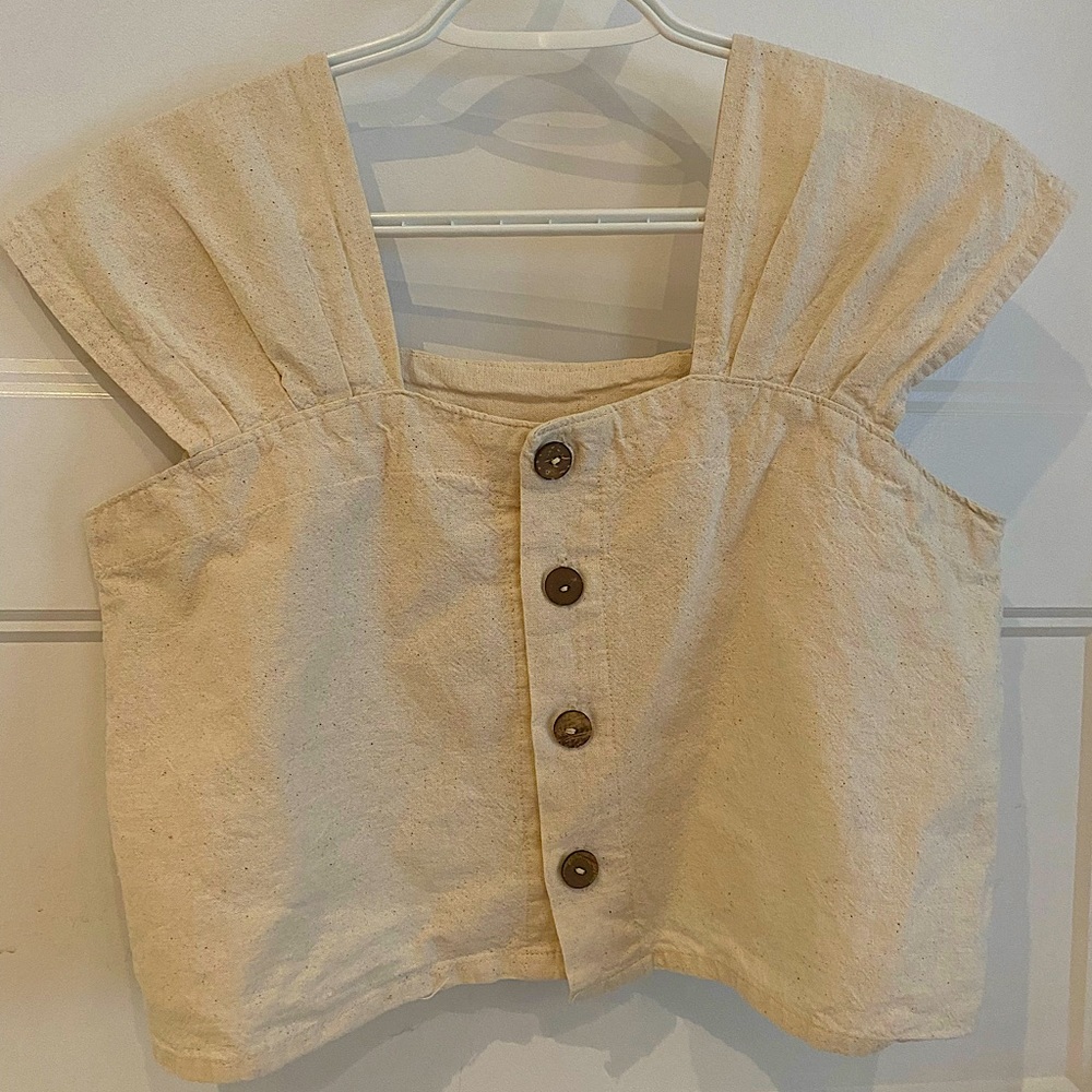 Linen button up shirt
